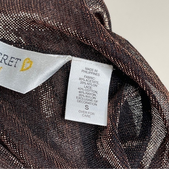 Vintage 90s Victorias Secret Slip Dress Lingerie Lace - Picture 5 of 6